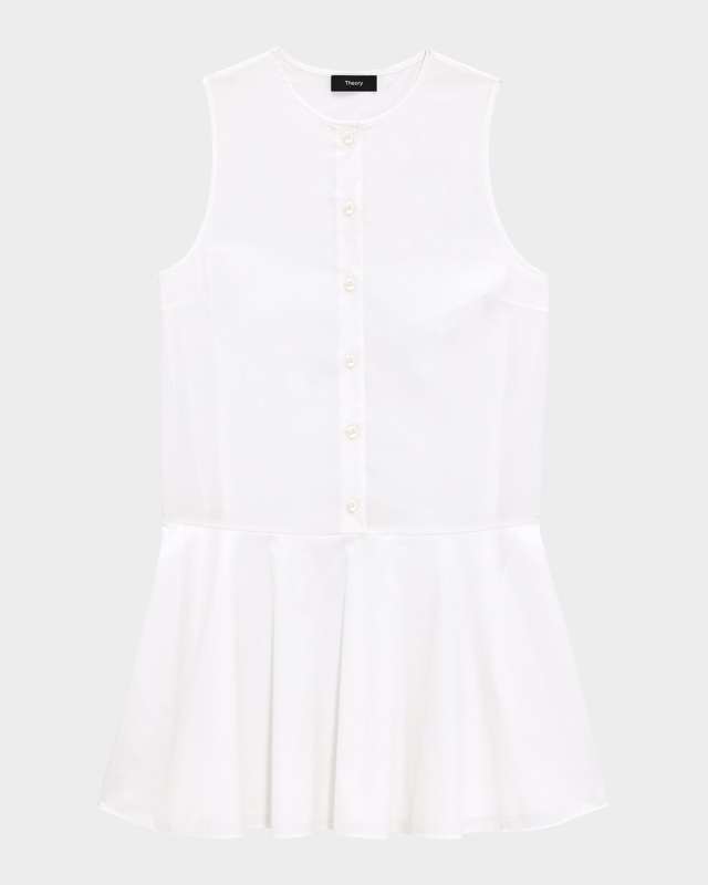 Sleeveless Drop-Waist Mini Dress
